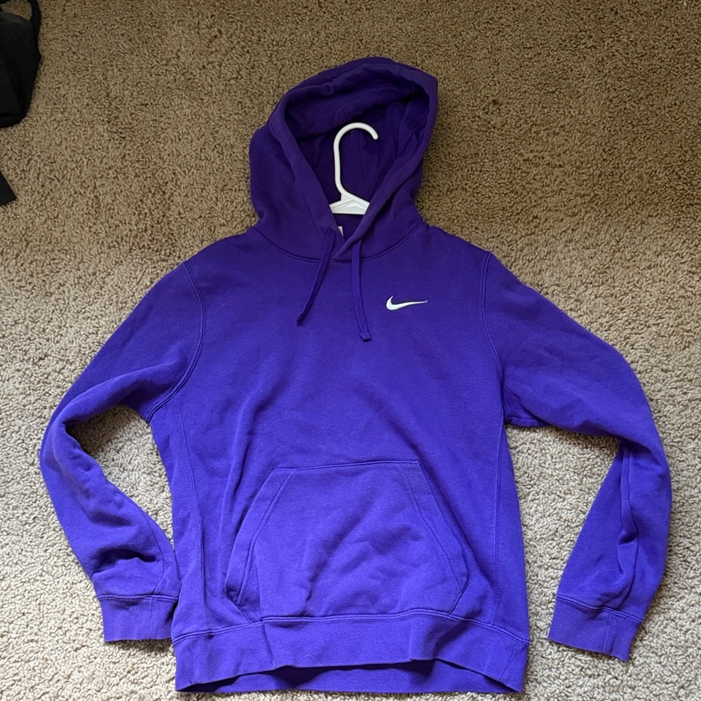 Nike Men's Vibrant Purple Hoodie